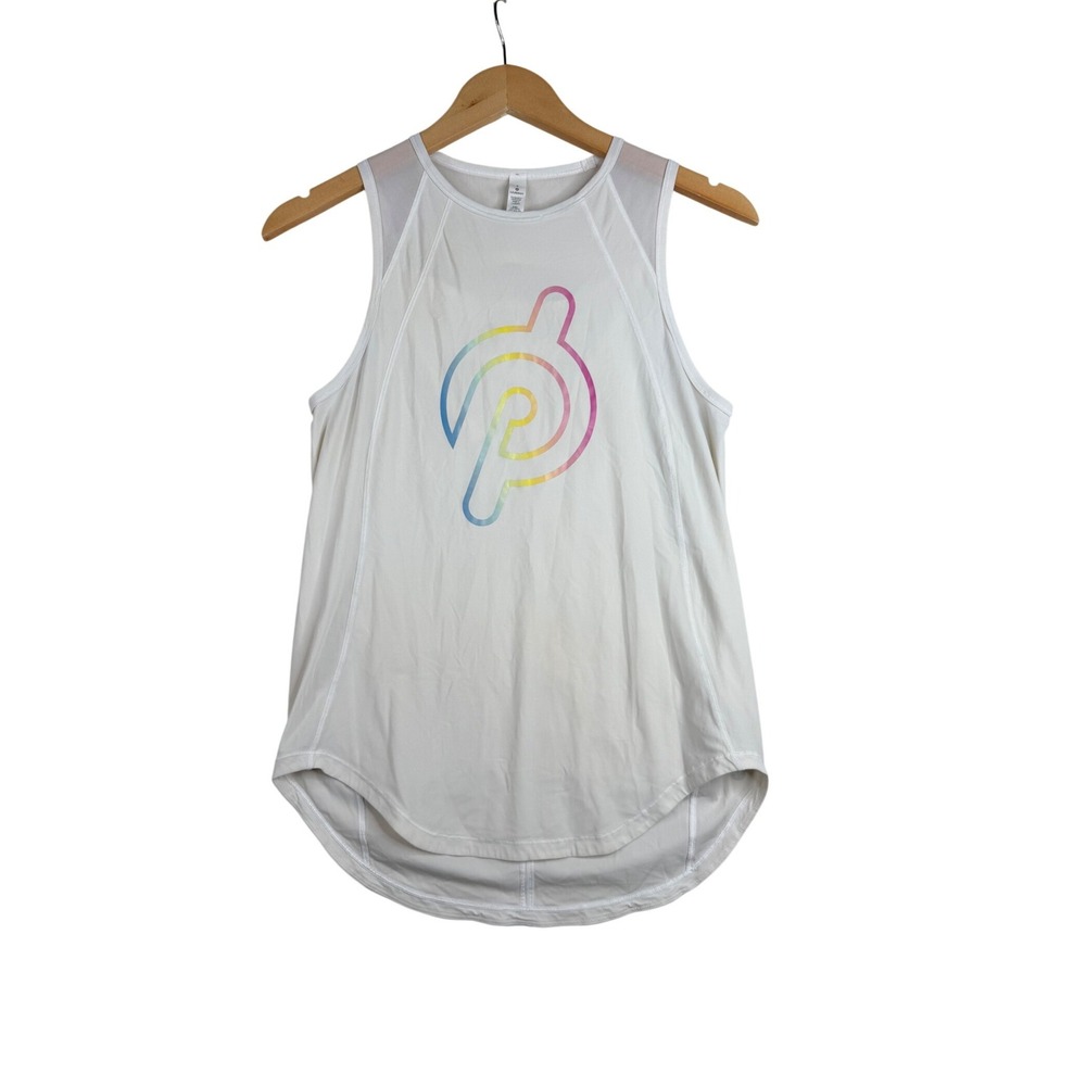 Lululemon X Peloton Graphic Tank Top size 4 White